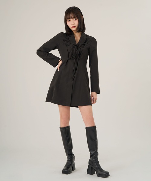専用絶対厳守♥新作Radyコルセットフーディワンピース新品未使用未開封Mサイズ セール】Lace corset Jacket one-piece / レースコルセット