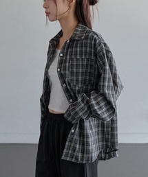 UNE MANSION（ユヌマンション）の「デイリーチェックオーバーサイズシャツ（シャツ/ブラウス）」