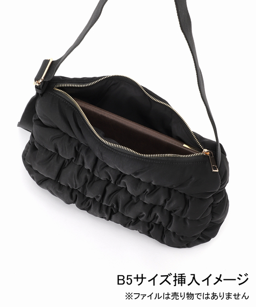 LE TALON(ルタロン)の「LE TALON QUILTING PUFF CB バッグ(ショルダーバッグ・レディース・ブラック/ベージュ・FREE)」の10枚目の写真