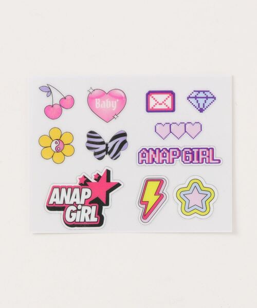 ANAP GｉRL（アナップガール）の「【ANAP GIRL】 厚底 サイドゴアブーツ（ブーツ・キッズ・ブラック/ホワイト・20.0cm/21.0cm/23.0cm/24.0cm/22.0cm）」の5枚目の写真