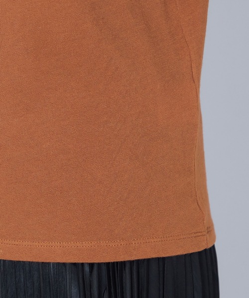 A/C DESIGN BY ALPHA CUBIC(エーシーデザインバイアルファキュービック)の「シアープルオーバー(Tシャツ/カットソー・レディース・ブルー/オフホワイト/ブラウン/ライトグレー/ブラック・M/L/LL)」の20枚目の写真