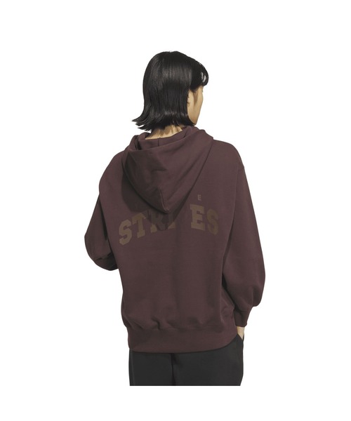 adidas（アディダス）の「アディダス adidas W CLG スウェットフーディ（スウェット・レディース・ブルー/ブラウン・S/M/L/XL）」の4枚目の写真
