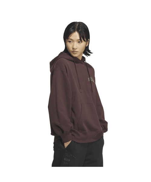 adidas（アディダス）の「アディダス adidas W CLG スウェットフーディ（スウェット・レディース・ブルー/ブラウン・S/M/L/XL）」の5枚目の写真