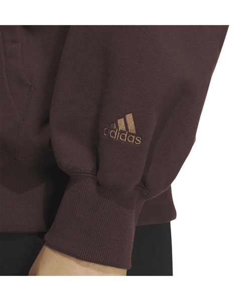 adidas（アディダス）の「アディダス adidas W CLG スウェットフーディ（スウェット・レディース・ブルー/ブラウン・S/M/L/XL）」の7枚目の写真