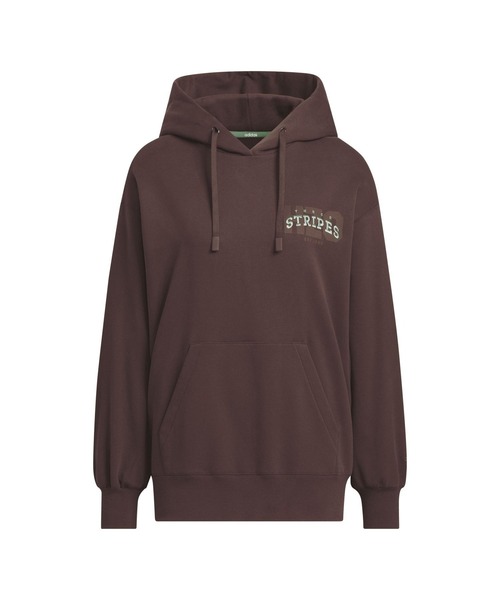 adidas（アディダス）の「アディダス adidas W CLG スウェットフーディ（スウェット・レディース・ブルー/ブラウン・S/M/L/XL）」の8枚目の写真