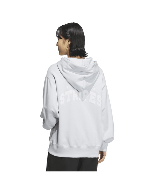 adidas（アディダス）の「アディダス adidas W CLG スウェットフーディ（スウェット・レディース・ブルー/ブラウン・S/M/L/XL）」の9枚目の写真