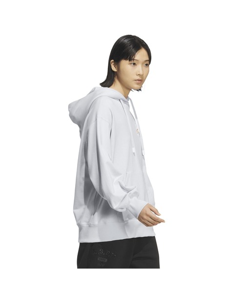 adidas（アディダス）の「アディダス adidas W CLG スウェットフーディ（スウェット・レディース・ブルー/ブラウン・S/M/L/XL）」の10枚目の写真