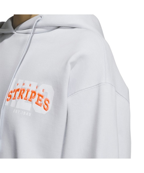 adidas（アディダス）の「アディダス adidas W CLG スウェットフーディ（スウェット・レディース・ブルー/ブラウン・S/M/L/XL）」の11枚目の写真