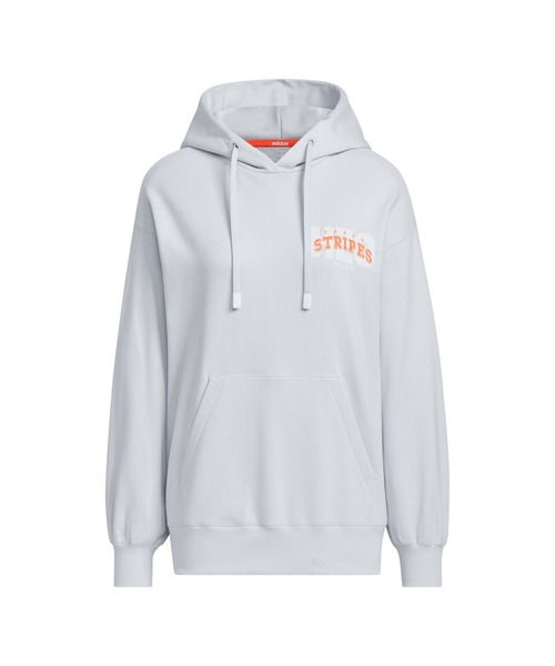 adidas（アディダス）の「アディダス adidas W CLG スウェットフーディ（スウェット・レディース・ブルー/ブラウン・S/M/L/XL）」の3枚目の写真