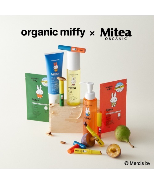 新品　Mitea ミティア　クレンジング　ローション　オイル　限定　コラボ 数量限定・miffyデザイン＞【Mitea ORGANIC】クレンジングセラム