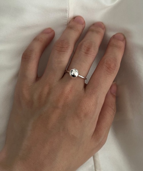 whoseA(フーシー)の「【silver925】SphericalRing/スフェリカル リング(SV8mm)(リング・レディース・シルバー・10号/12号)」の2枚目の写真