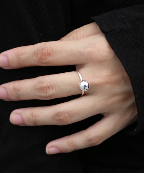 whoseA(フーシー)の「【silver925】SphericalRing/スフェリカル リング(SV8mm)(リング・レディース・シルバー・10号/12号)」の3枚目の写真