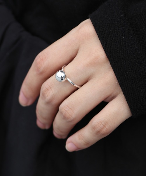 whoseA(フーシー)の「【silver925】SphericalRing/スフェリカル リング(SV8mm)(リング・レディース・シルバー・10号/12号)」の5枚目の写真