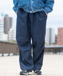 ROOT THREE | 【3】ポリツイル ワイドパラシュートパンツ(カーゴパンツ)