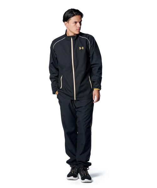 UNDER ARMOUR(アンダーアーマー)の「UAアンディナイアブル フルジップ ウーブン ジャケット(ベースボール/メンズ)(その他アウター・メンズ・ブラック・M/S/L/2XL/XL/3XL)」の3枚目の写真