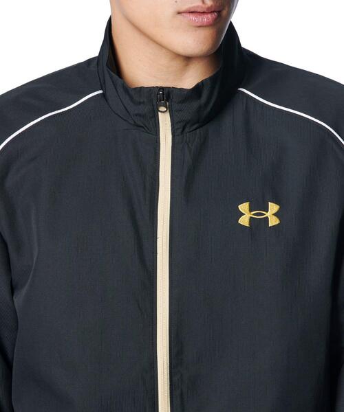 UNDER ARMOUR(アンダーアーマー)の「UAアンディナイアブル フルジップ ウーブン ジャケット(ベースボール/メンズ)(その他アウター・メンズ・ブラック・M/S/L/2XL/XL/3XL)」の4枚目の写真