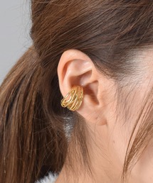 Flowering（フラワーリング）の「お花モチーフ/レイヤード風/イヤーカフ（イヤーカフ）」