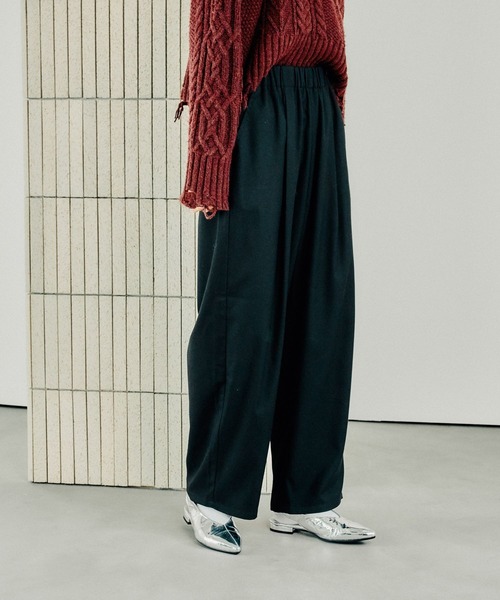 LEPSIM（レプシィム）の「ウールライクコクーンパンツ　226073（その他パンツ・レディース・ブラック/ボルドー/グレー・FREE）」の6枚目の写真