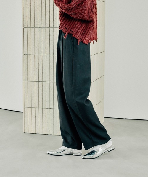 LEPSIM（レプシィム）の「ウールライクコクーンパンツ　226073（その他パンツ・レディース・ブラック/ボルドー/グレー・FREE）」の7枚目の写真