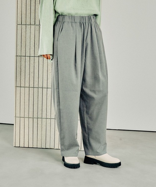 LEPSIM（レプシィム）の「ウールライクコクーンパンツ　226073（その他パンツ・レディース・ブラック/ボルドー/グレー・FREE）」の11枚目の写真