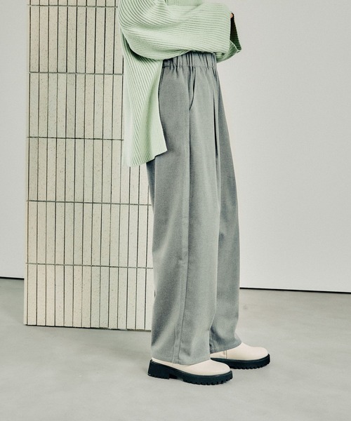 LEPSIM（レプシィム）の「ウールライクコクーンパンツ　226073（その他パンツ・レディース・ブラック/ボルドー/グレー・FREE）」の13枚目の写真