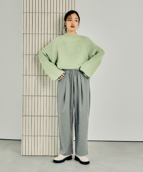 LEPSIM（レプシィム）の「ウールライクコクーンパンツ　226073（その他パンツ・レディース・ブラック/ボルドー/グレー・FREE）」の15枚目の写真