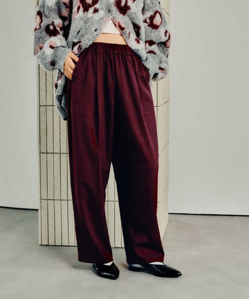 LEPSIM（レプシィム）の「ウールライクコクーンパンツ　226073（その他パンツ・レディース・ブラック/ボルドー/グレー・FREE）」の19枚目の写真