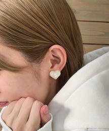 RUBY AND YOU | ［select］ぷっくりハートイヤリング(イヤリング)