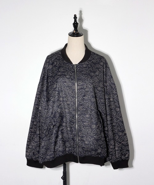 雲柄ブルゾン（ブルゾン）｜antiqua（アンティカ）