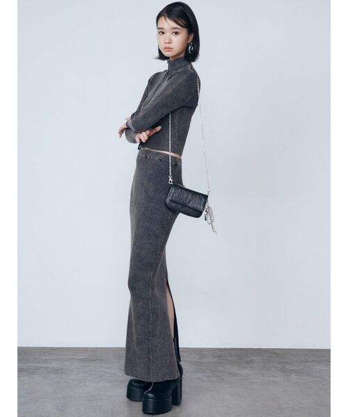 EMODA（エモダ）の「ミラーフォーンケース（スマホケース/カバー・レディース・アイボリー/ブラック・FREE）」の6枚目の写真