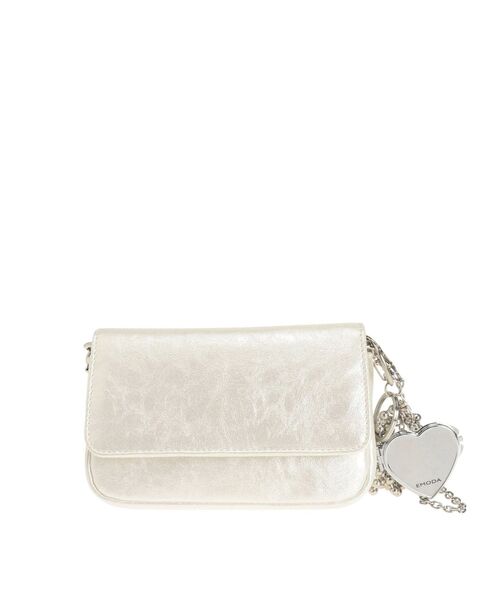 EMODA（エモダ）の「ミラーフォーンケース（スマホケース/カバー・レディース・アイボリー/ブラック・FREE）」の4枚目の写真