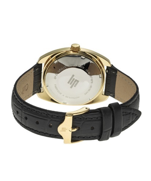 LIP/リップ」GDG 35mm ゴールド ブラウンレザー/ブラックレザー ユニ