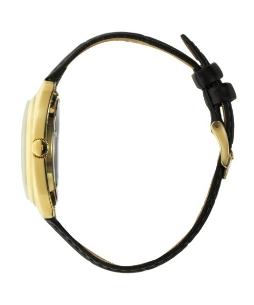 LIP/リップ」GDG 35mm ゴールド ブラウンレザー/ブラックレザー