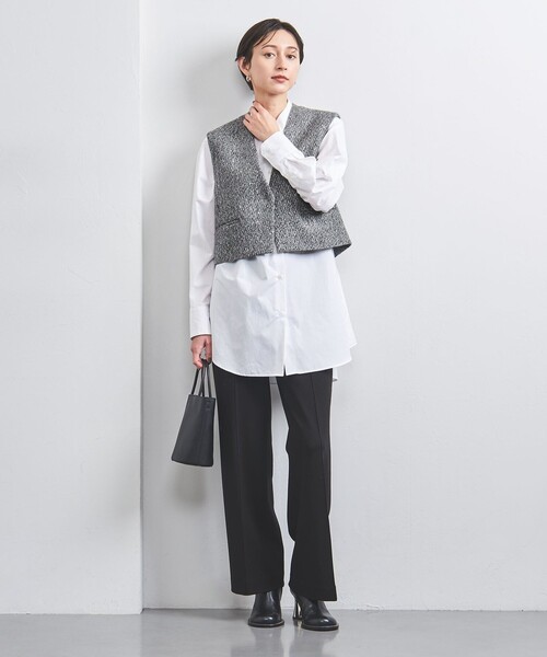 UNITED ARROWS（ユナイテッドアローズ）の「ネップ ベスト（ベスト・レディース・ダークグレー・FREE）」の15枚目の写真