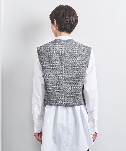 UNITED ARROWS（ユナイテッドアローズ）の「ネップ ベスト（ベスト・レディース・ダークグレー・FREE）」の8枚目の写真