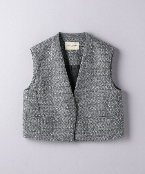 UNITED ARROWS（ユナイテッドアローズ）の「ネップ ベスト（ベスト・レディース・ダークグレー・FREE）」の9枚目の写真
