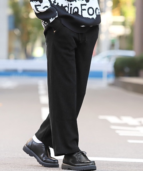 裏起毛コーデュロイワイドパンツ（その他パンツ）｜LUXSTYLE（ラグ