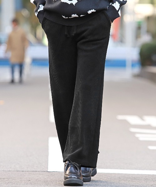 LUXSTYLE(ラグスタイル)の「裏起毛コーデュロイワイドパンツ(その他パンツ・メンズ・ブラック/アイボリー/ベージュ・M/L/XXL/S/XL)」の6枚目の写真
