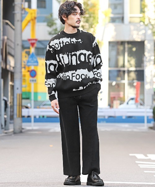 LUXSTYLE(ラグスタイル)の「裏起毛コーデュロイワイドパンツ(その他パンツ・メンズ・ブラック/アイボリー/ベージュ・M/L/XXL/S/XL)」の7枚目の写真