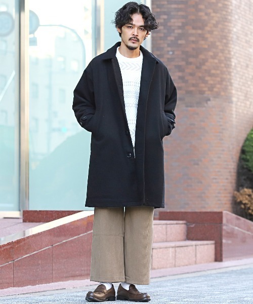 LUXSTYLE(ラグスタイル)の「裏起毛コーデュロイワイドパンツ(その他パンツ・メンズ・ブラック/アイボリー/ベージュ・M/L/XXL/S/XL)」の10枚目の写真