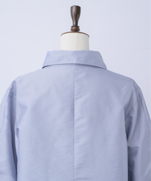 igi(イジ)の「LIGHT SHIRT JACKET / ライトシャツジャケット(その他アウター・レディース・ブロンズ/ライトパープル/ブラック・FREE)」の13枚目の写真