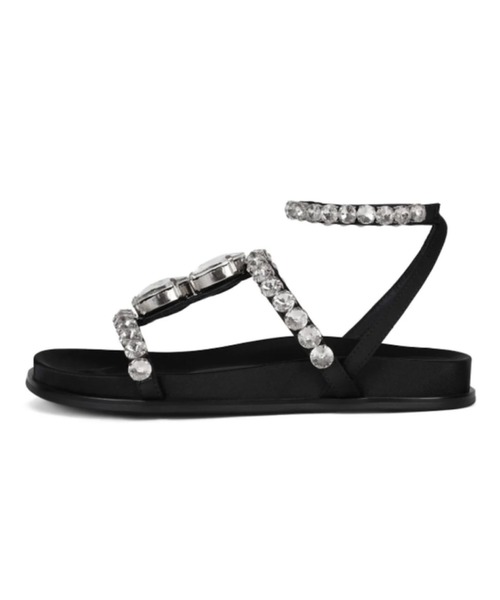 Jeffrey Campbell（ジェフリーキャンベル）の「キラキラ フラットサンダル（サンダル・レディース・ブラック・35/36/37/38/39）」の6枚目の写真