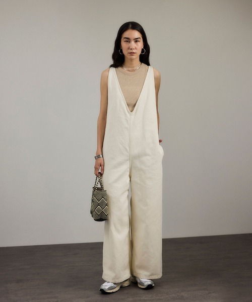 SALON adam et rope'（サロン アダム エ ロペ）の「【WEB限定】デニムサロペット 2（サロペット/オーバーオール・レディース・サックスブルー/チャコールグレー/オフホワイト・M/S）」の21枚目の写真