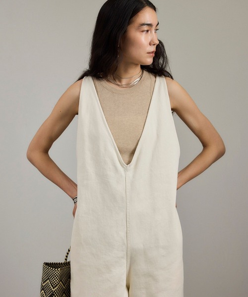 SALON adam et rope'（サロン アダム エ ロペ）の「【WEB限定】デニムサロペット 2（サロペット/オーバーオール・レディース・サックスブルー/チャコールグレー/オフホワイト・M/S）」の22枚目の写真