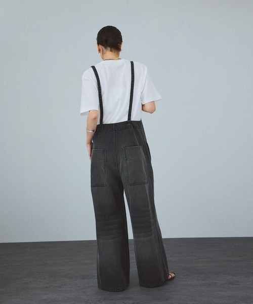【WEB限定】デニムサロペット SALON adam et ropé(サロン アダム エ ロペ) / 【WEB限定