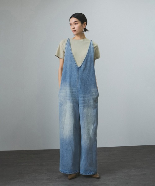 【WEB限定】デニムサロペット SALON adam et ropé(サロン アダム エ ロペ) / 【WEB限定