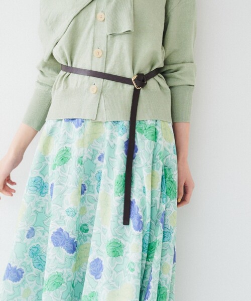 UNTITLED（アンタイトル）の「【トレンドアイテム】ソフトナローベルト（ベルト・レディース・ブラウン系その他/ブラック・99）」の3枚目の写真