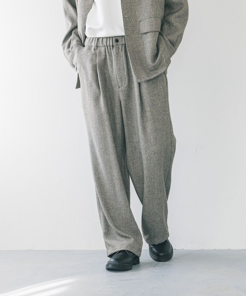 LOWRYS FARM（ローリーズファーム）の「メランジツイルステッチパンツ　 242470（その他パンツ・メンズ・チャコールグレー/グレー・MEDIUM/LARGE）」の14枚目の写真