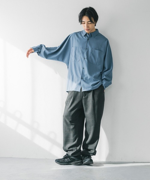 LOWRYS FARM（ローリーズファーム）の「メランジツイルステッチパンツ　 242470（その他パンツ・メンズ・チャコールグレー/グレー・MEDIUM/LARGE）」の19枚目の写真