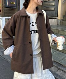 DISCOAT（ディスコート）の「【新色追加！/ユニセックス】フェイクスエードショートコート（その他アウター）」